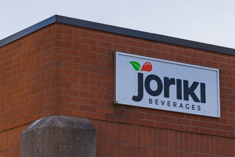 Signage for Joriki Beverages is seen in Toronto on Wednesday, Jan. 8, 2025. The Canadian company that processed plant-based milk linked to a deadly listeria outbreak has permanently closed all four of its plants. THE CANADIAN PRESS/Cole Burston